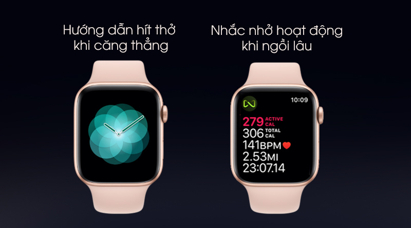 Tính năng nhắc nhở sức khoẻ trên Apple watch Series 5 cũ 