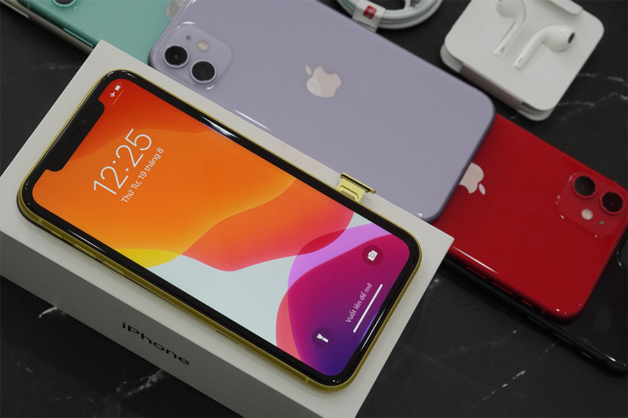 Camera selfie trên iPhone 11 cũ cho hình ảnh sắc nét